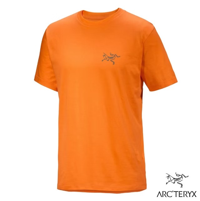 【ARCTERYX 始祖鳥】男 Kragg SL Cotton 棉質圓領短袖攀登T恤/X000009533 活力橘✿30E010